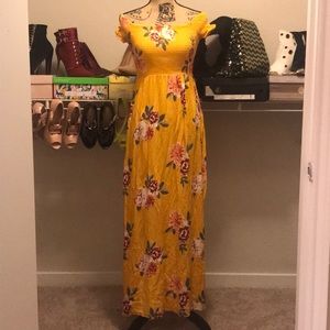 Yellow summer Dress